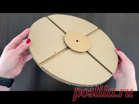 DIY Wall clock | Cardboard wall сlock | Wall decor - YouTube