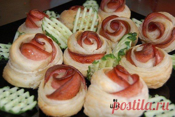 КОЛБАСНЫЕ "РОЗОЧКИ"