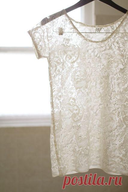 Шьем футболку... из занавески (DIY)