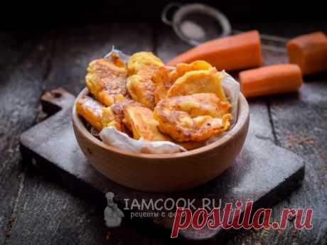 Морковные оладьи с рисовой мукой