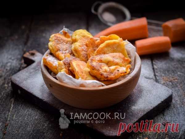 Морковные оладьи с рисовой мукой