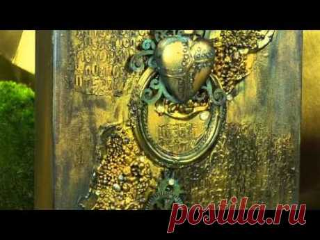 LaBlanche Mixed Media mit Schablonen