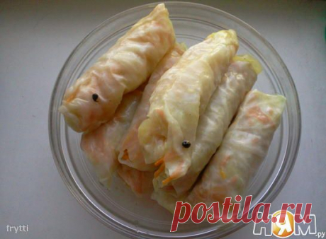 Голубцы с морковкой по-корейски - Рецепт с пошаговыми фотографиями - Ням.ру