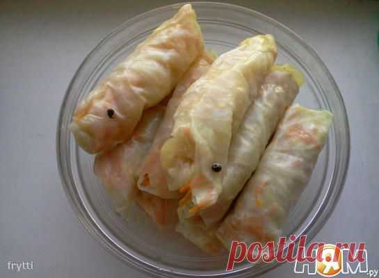 Голубцы с морковкой по-корейски - Рецепт с пошаговыми фотографиями - Ням.ру