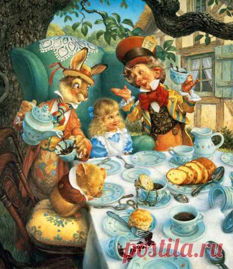 Scott Gustafson. Иллюстрации к сказкам.-красная шапочка и др.