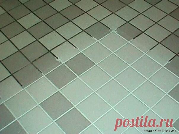 5 натуральных заменителей бытовой химии и Как отбелить швы между плиткой