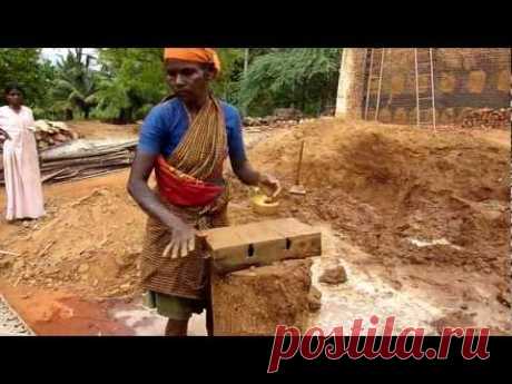 Jane Barrow and Robert Jamison- bike journey- hand made bricks in south india