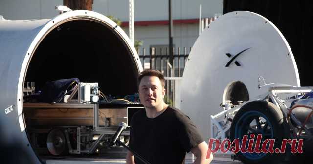 Bloomberg: Элон Маск построит свою систему высокоскоростного транспорта Hyperloop