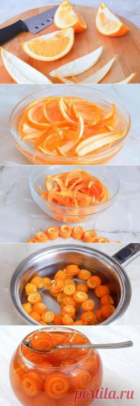 Как приготовить варенье из апельсиновых корок. - рецепт, ингридиенты и фотографии
