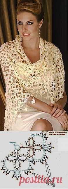 Нежная шаль.