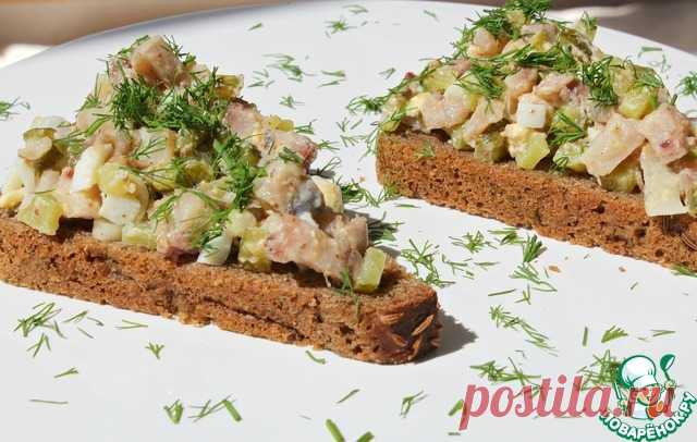 Рубленая сельдь по-баварски