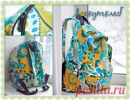 Лоскутклаб / Блог / Аксессуары / Модный летний рюкзак своими руками