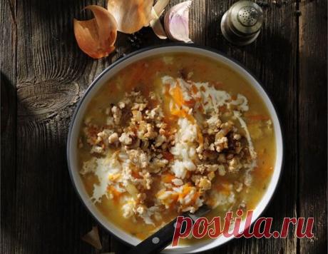 Рассольник с мясом и рисом - рецепт приготовления с фото от Maggi.ru