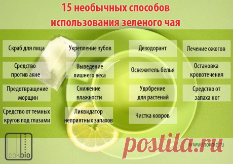 15 малоизвестных способов использования зеленого чая