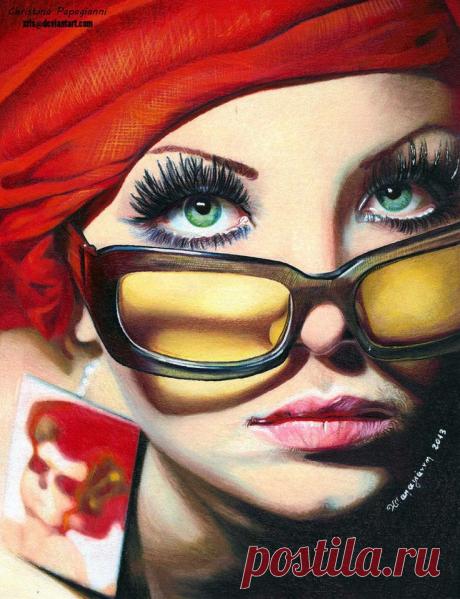 Кристина Папагианни - талантливая художница из Греции. Она создает удивительные реалистичные портреты, наделенные характером и эмоциями. «Я родилась в Афинах, где живу и работаю до сих пор. Время провожу, занимаясь своим драгоценным искусством и любимой работой, которая стала большой частью меня самой. Я всегда стараюсь приписать своему творчеству эмоции, это мой уникальный подход. В основном я рисую карандашами, но также использую масла, акрил, пастель и акварель», - говорит Кристина Папагианни