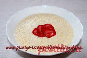 Пшенная молочная каша в мультиварке-скороварке