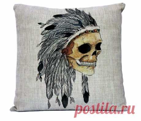US $8.18 35% OFF|NEW Original design painted skull Linen pillow cushion  Cartoon Pillowcases Home Decor sofa cushions-in Cushion from Home & Garden on Aliexpress.com | Alibaba Group Smarter Shopping, Better Living!  Aliexpress.com