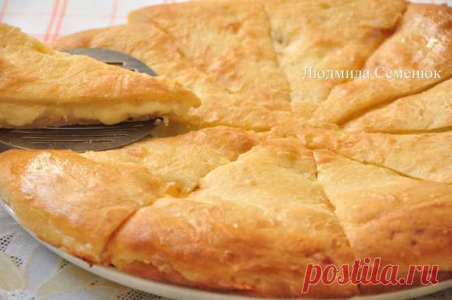 Тонкий пирог с сыром (из 