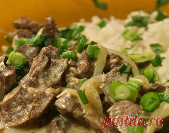 Печёночка в сырном соусе. В мире нет ничего вкуснее