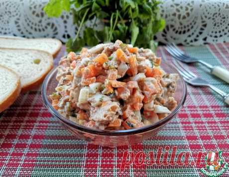 Рыбный салат "Недотрога" – кулинарный рецепт