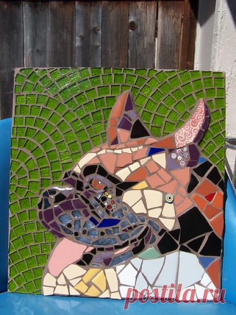 Dogs in Modern Mosaic Art – Beagle, Boston Terrior, Bulldog, Chow, Dachshund, Dane, Dalmation, Doberman, Husky, Lab, Pit Bull, Pug, St. Bernard, Shepherd, Shih Tzu, Tibetan Terrior | Mosaic Art Source