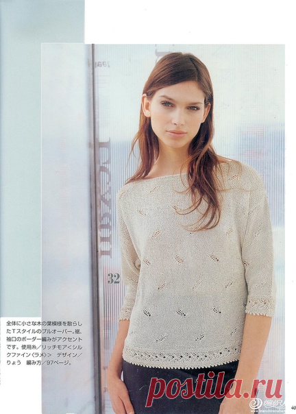#джемпер@japanese_knitting
#спицы_крючок@japanese_knitting