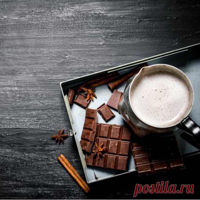 ​Горячий шоколад с ванилью