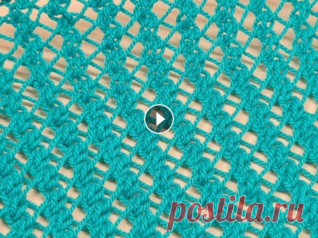 ЛУЧШИЙ , ПРОСТОЙ, АЖУРНЫЙ УЗОР ДЛЯ МОХЕРА И ТОНКОЙ ПРЯЖИ.Ажурные узоры спицами. Раппорт узора всего 1 ряд, который будет повторяться на протяжении всего вязания. Накидка, палантин, кофточка, шарф, снуд и многое можно связать таким...