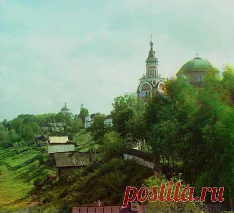 05. Борисоглебский монастырь с севера.    
|  Торжок. «Наследие С. М. Прокудина-Горского»