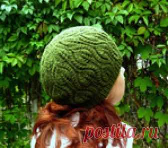 Шапочка с листиками Foliage Hat by Irina Dmitrieva