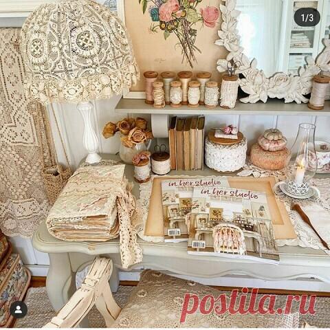 Чудесная мастерская в стиле шебби