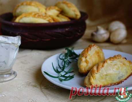 Кибинай с курицей и грибами – кулинарный рецепт