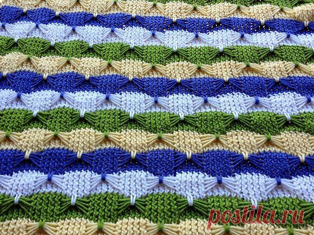 Узор « бантики» в изделиях.