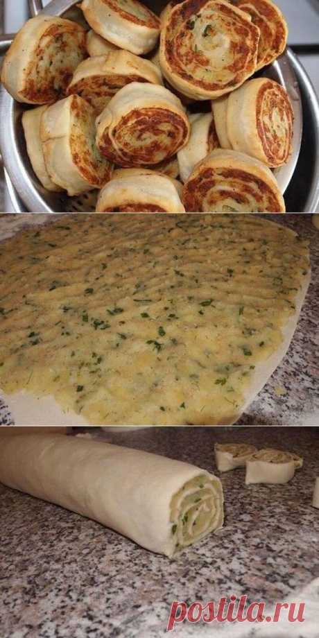 Алупатры (картофельные рулетики)… Очень вкусно, сочно, просто сказка