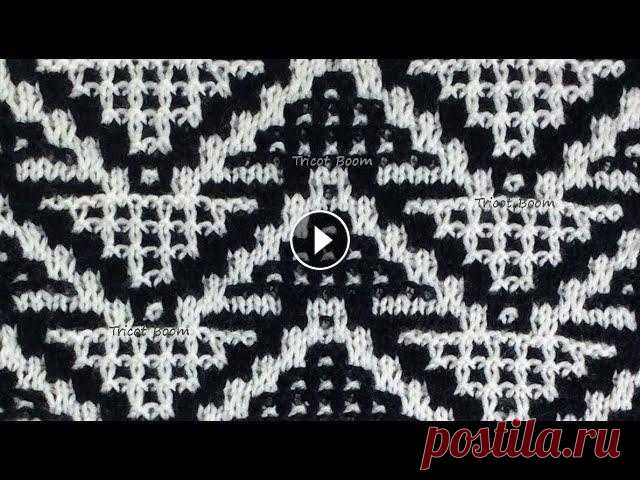 Узор "Треугольники". Мозаика и ленивый жаккард. Вязание спицами. В видео показано пошаговое выполнение узора, который вяжется по схеме с лицевой и изнаночной сторон. Узор выполнен тремя техниками вязания: платочная,...