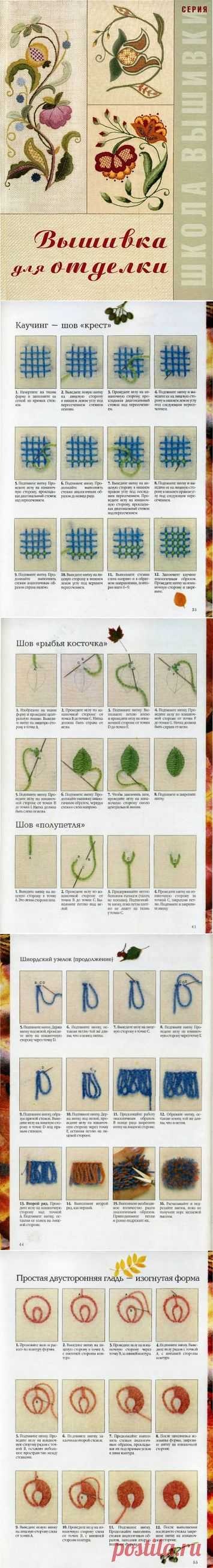 Книга : Вышивка для отделки