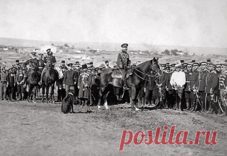 Русский император Александр 2 со своей охраной при осаде Плевны, 1877 / Историческая справка