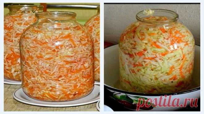 Предлагаю рецепт вкусной квашеной капусты, который не требует особых затрат и усилий. Она получается хрустящей и такой сочной!