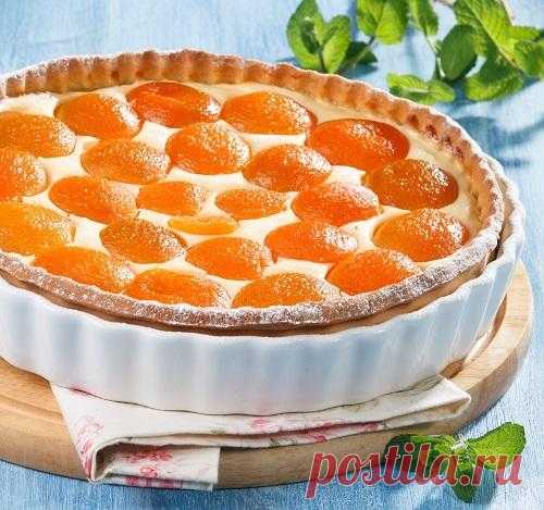 Пирог с творогом и абрикосами: пошаговый рецепт