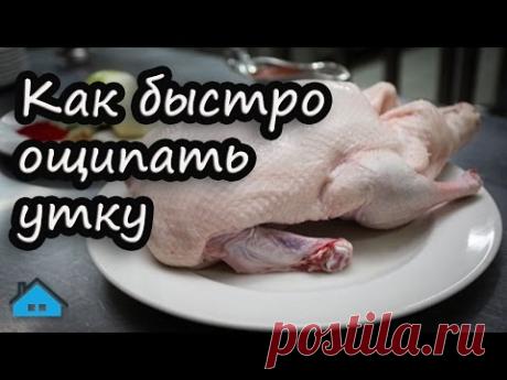 Как ощипать утку с помощью насадки