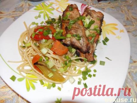 Ребрышки запеченные на овощной подушке. - Простые рецепты Овкусе.ру