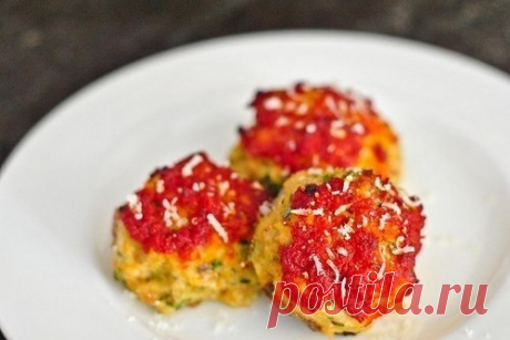 запеченные куриные фрикадельки