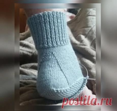 Как легко связать пятку носка с красивой и удобной посадкой | Мой Мир Вязания | Дзен