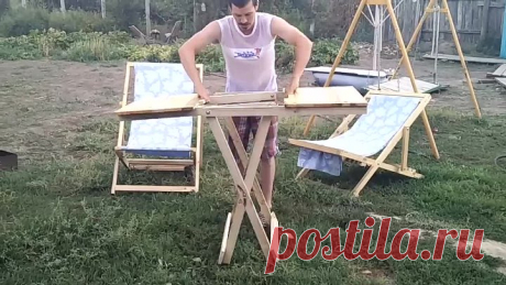 Самодельный раскладной стол
