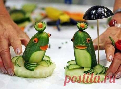 Закуска из огурца