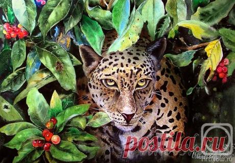 «В кофейных зарослях» картина Валевской Валентины (бумага) — купить на ArtNow.ru