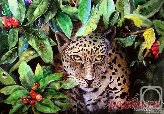 «В кофейных зарослях» картина Валевской Валентины (бумага) — купить на ArtNow.ru