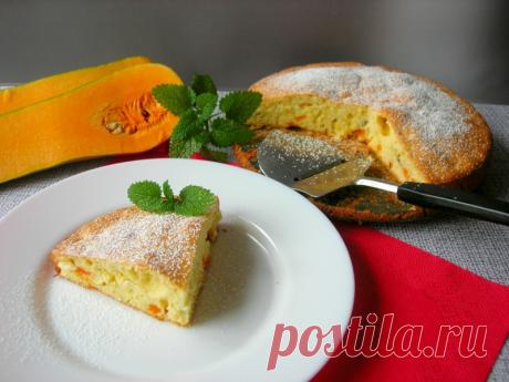 Шарлотка с тыквой, рецепт простой, быстрый и вкусный! — Кулинарная книга