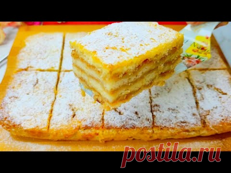 БЕРУ ЯБЛОКО И МАНКУ! НАУЧИЛ АРАБСКИЙ ПОВАР! ЭТО ЛУЧШИЙ ПИРОГ КОТОРЫЕ Я ПРОБОВАЛА. Покоряет сразу