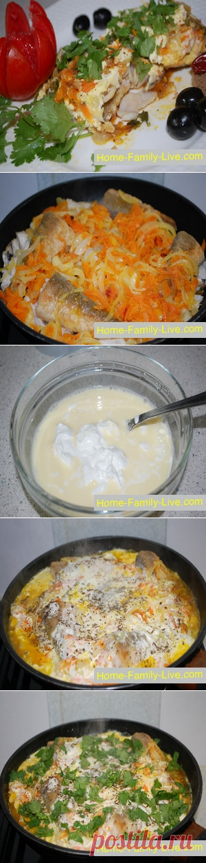 Рыба в молочном соусе